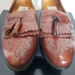 Bally Prestige 712 Richfield Brown Lether Loafers Tassel Shoes Men Sz UK 6 US 7 Bally | Shoes | Bally Prestige 72 Richfield Vintage Brown  main image 2